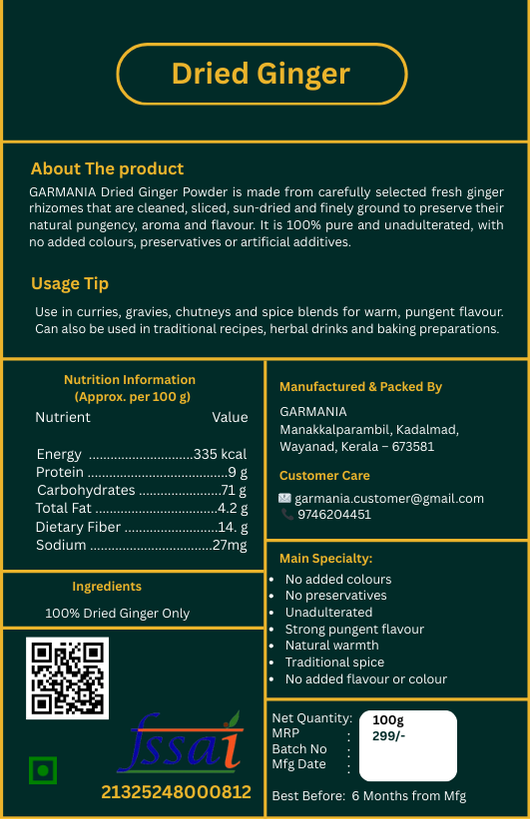 Dried Ginger 5 Dried Ginger - Image 5