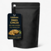 Black pouch with dried ginger label