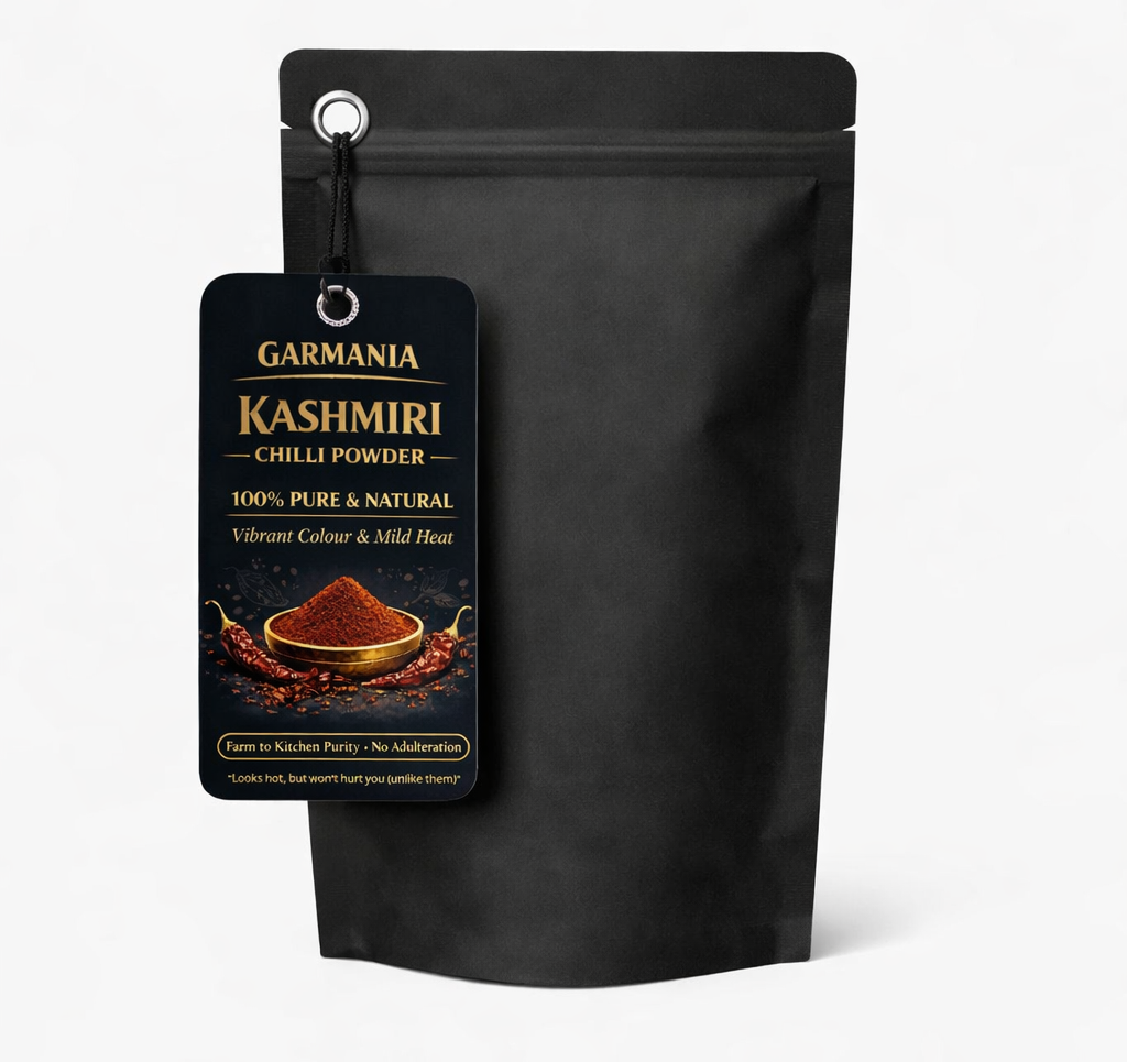 Kashmiri Chilli Powder 5 Black pouch of Kashmiri chili powder